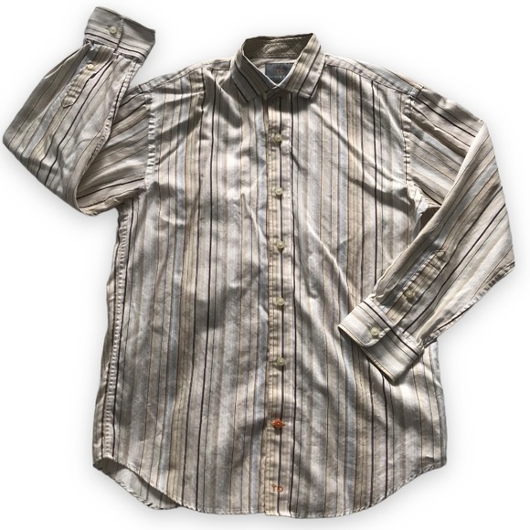 Thomas Dean Long Sleeve Dress Shirt - Picture 8 of 10